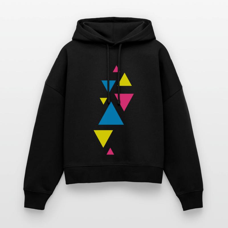 three eckedesign forms hipster Stanley/Stella Boxy Women Organic Hoodie Nora