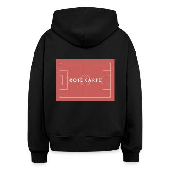 ROTE KARTE Fußball Statement - Stanley/Stella Boxy Frauen Bio Hoodie Nora - Schwarz - Hinten