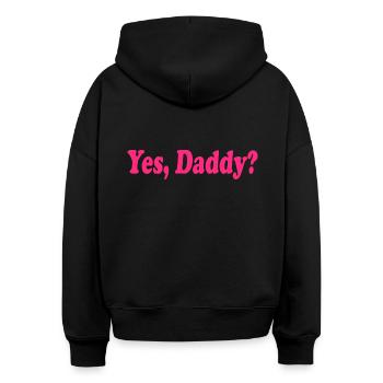 Yes daddy - Stanley/Stella Boxy Frauen Bio Hoodie Nora - Schwarz - Hinten