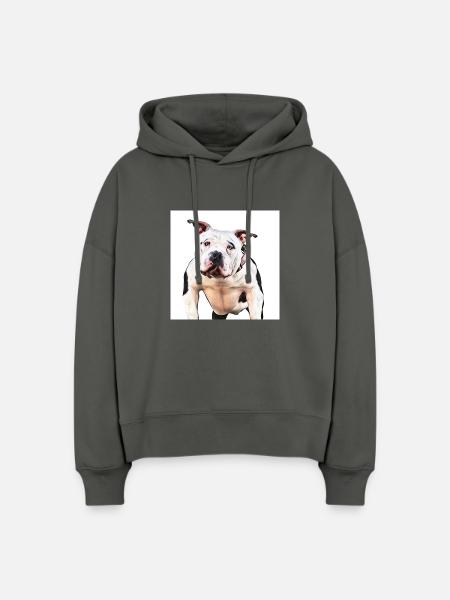 American Bully - Stanley/Stella Boxy Frauen Bio Hoodie Nora - Anthrazit
