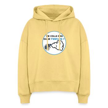Auto - Stanley/Stella Boxy Frauen Bio Hoodie Nora - Hellgelb - Vorne