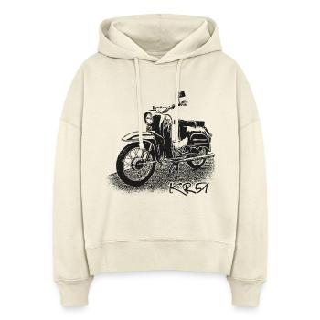 SIMSON Schwalbe KR51 - Stanley/Stella Boxy Frauen Bio Hoodie Nora - Natur - Vorne