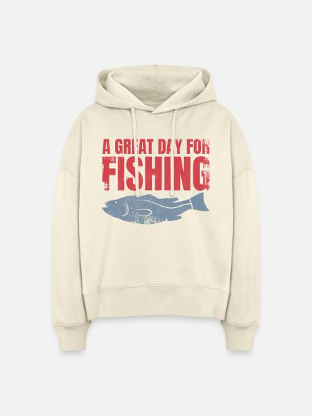 Angelspruch - Stanley/Stella Boxy Frauen Bio Hoodie Nora - Natur