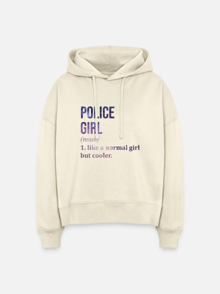 Polizei Polizei Polizei - Stanley/Stella Boxy Frauen Bio Hoodie Nora - Natur
