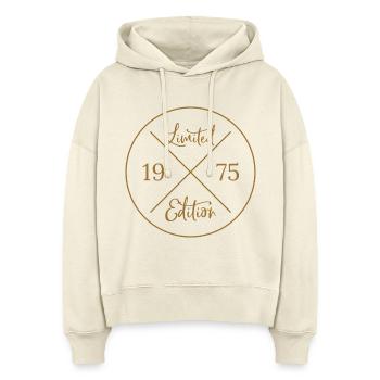 Limited Edition 1975 - Stanley/Stella Boxy Frauen Bio Hoodie Nora - Natur - Vorne