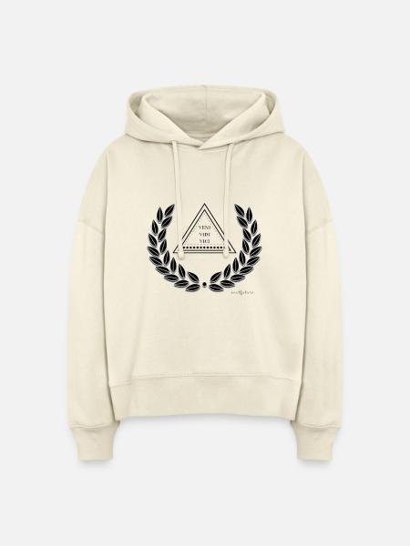 Veni Vidi Vici - Stanley/Stella Boxy Frauen Bio Hoodie Nora - Natur