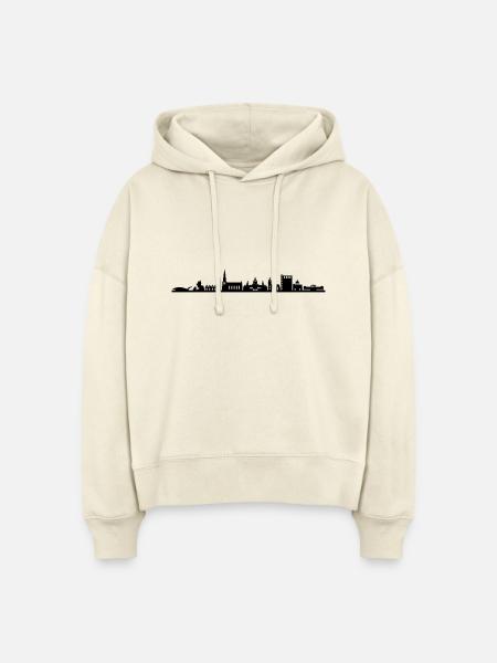 Skyline - Hannover - Stanley/Stella Boxy Frauen Bio Hoodie Nora - Natur