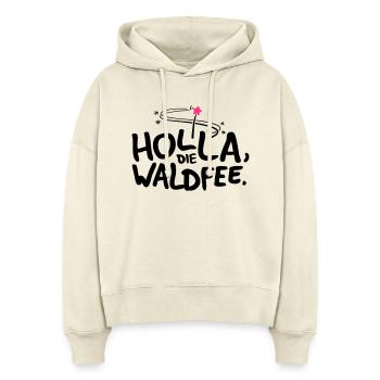Holla die Waldfee - Stanley/Stella Boxy Frauen Bio Hoodie Nora - Natur - Vorne