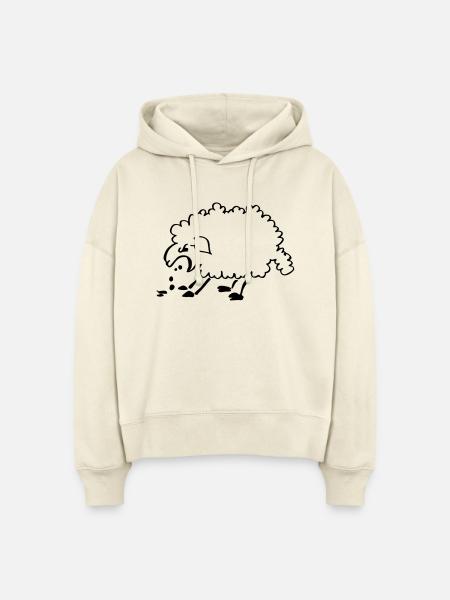 Kotzendes Schaf - Stanley/Stella Boxy Frauen Bio Hoodie Nora - Natur