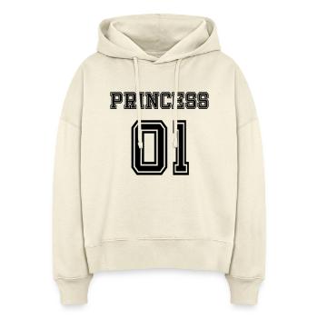 Princess - Stanley/Stella Boxy Frauen Bio Hoodie Nora - Natur - Vorne