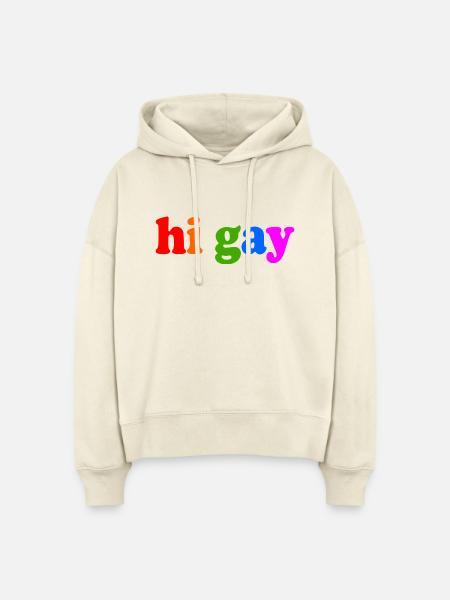 gay - Stanley/Stella Boxy Frauen Bio Hoodie Nora - Natur
