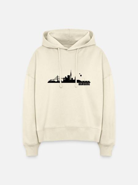 Hamburg - Stanley/Stella Boxy Frauen Bio Hoodie Nora - Natur
