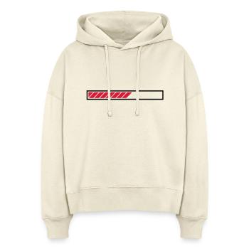 Ladebalken Loading Bar - Stanley/Stella Boxy Frauen Bio Hoodie Nora - Natur - Vorne