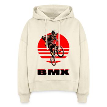 BMX Bike - Stanley/Stella Boxy Frauen Bio Hoodie Nora - Natur - Vorne