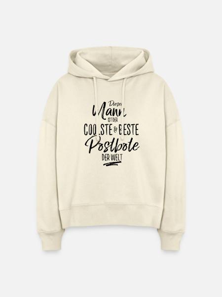 postbote der Beste (s) - Stanley/Stella Boxy Frauen Bio Hoodie Nora - Natur