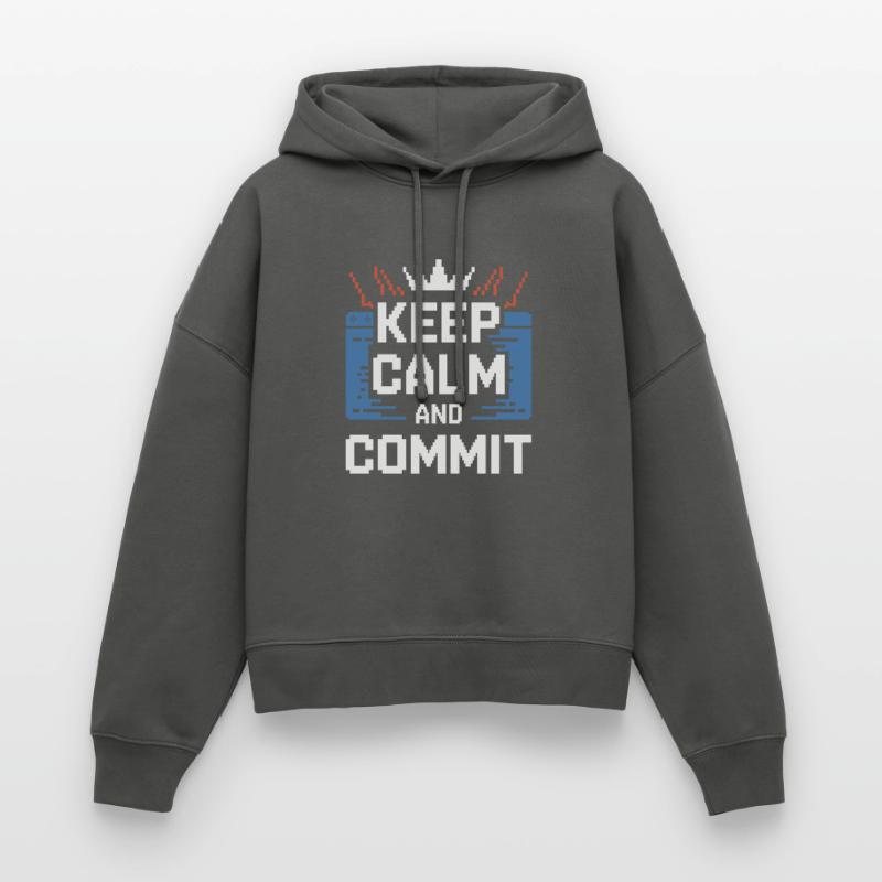 Coding Ninja Programmeur Débogage Master Sweat à capuche bio Nora coupe boxy Stanley/Stella Femme