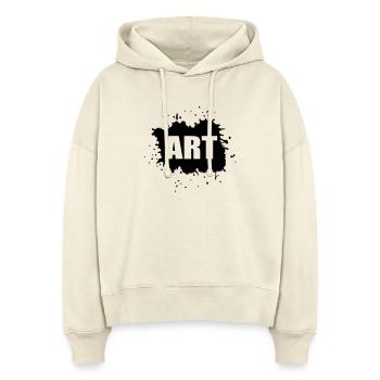 art - Stanley/Stella Boxy Frauen Bio Hoodie Nora - Natur - Vorne