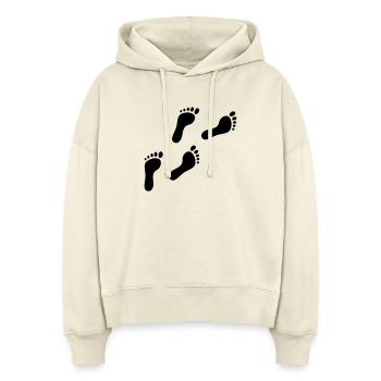 Füße - Stanley/Stella Boxy Frauen Bio Hoodie Nora - Natur - Vorne
