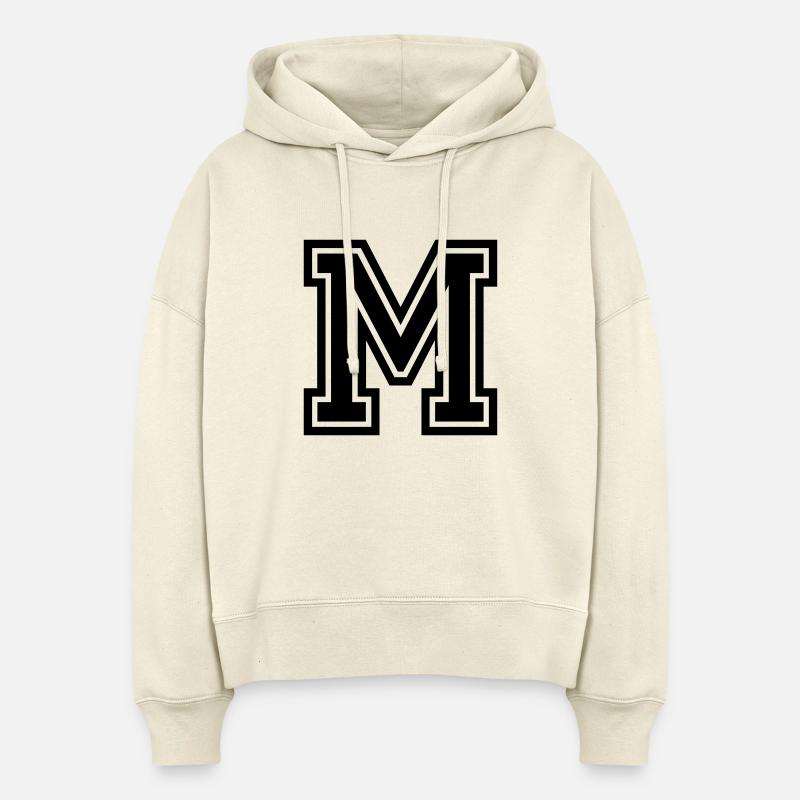 M - Stanley/Stella Boxy Frauen Bio Hoodie Nora - Natur