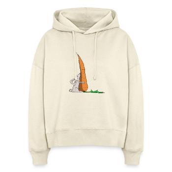 hase möhre - Stanley/Stella Boxy Frauen Bio Hoodie Nora - Natur - Vorne