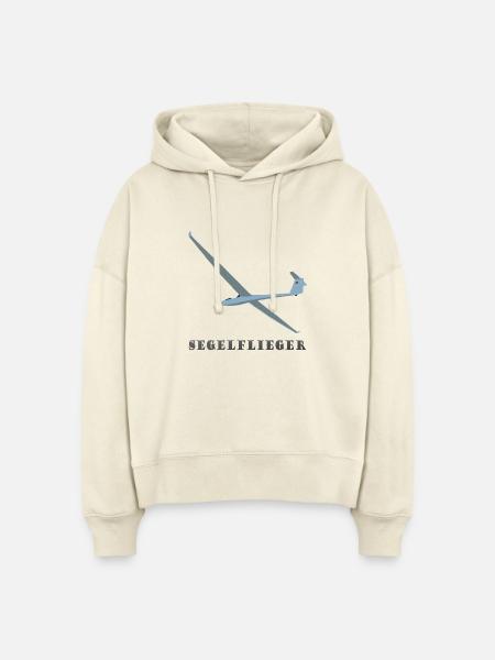 segelflieger - Stanley/Stella Boxy Frauen Bio Hoodie Nora - Natur