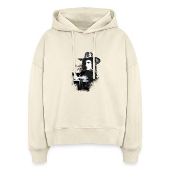 kl_linedance64 T-Shirts - Stanley/Stella Boxy Frauen Bio Hoodie Nora - Natur - Vorne