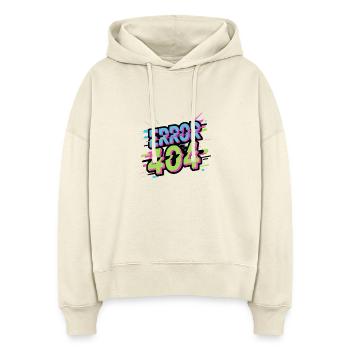 Error 404 - Stanley/Stella Boxy Women Organic Hoodie Nora - soft Ecru - Front