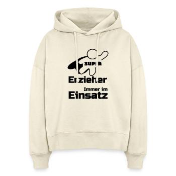 Super Erzieher Geschenk - Stanley/Stella Boxy Frauen Bio Hoodie Nora - Natur - Vorne