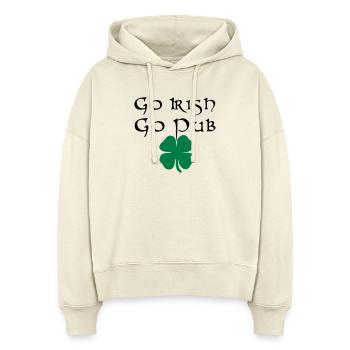 St Patricks Day Pub Irland irisch - Stanley/Stella Boxy Frauen Bio Hoodie Nora - Natur - Vorne