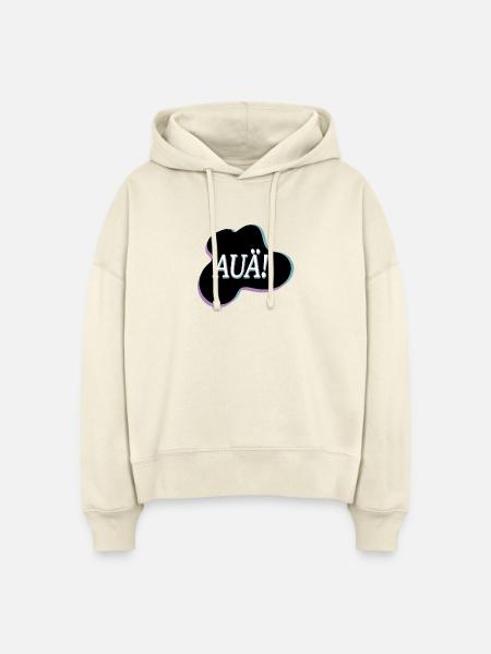 auä Mundart - Stanley/Stella Boxy Frauen Bio Hoodie Nora - Natur