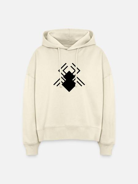 Spider-Man Logo - Stanley/Stella Boxy Frauen Bio Hoodie Nora - Natur