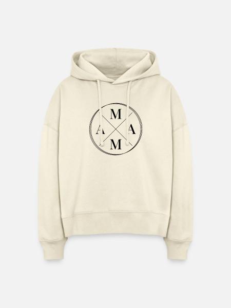 Mama - Stanley/Stella Boxy Frauen Bio Hoodie Nora - Natur