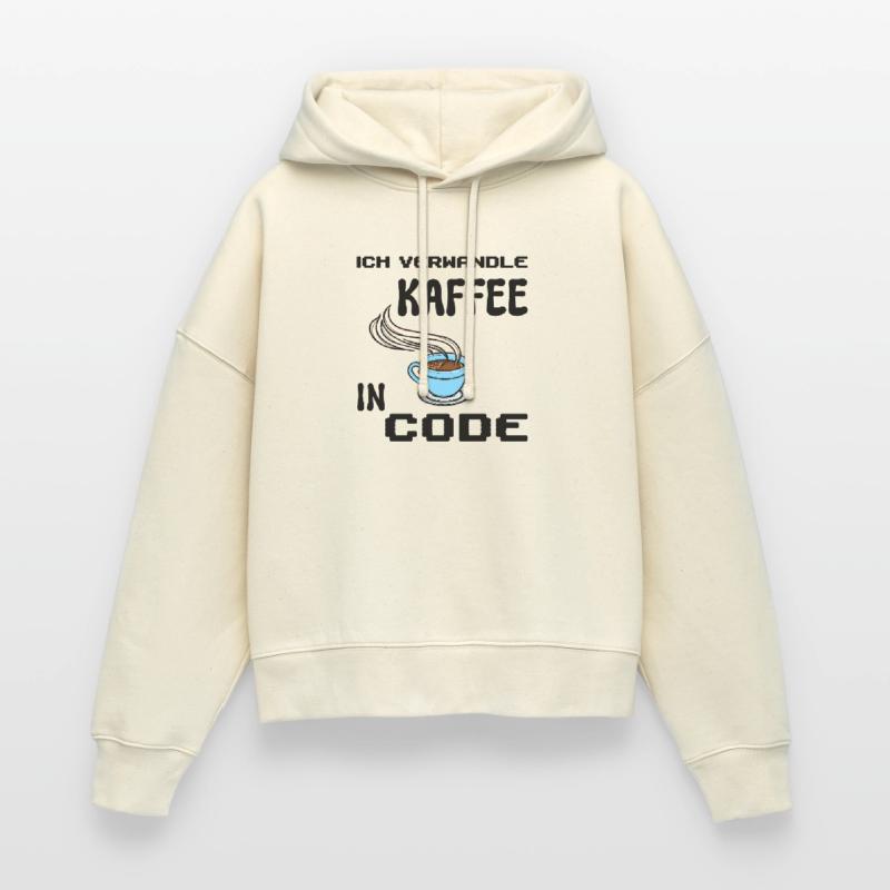 Coden Computerfreak Developer Statement Nerd Stanley/Stella Boxy Women Organic Hoodie Nora