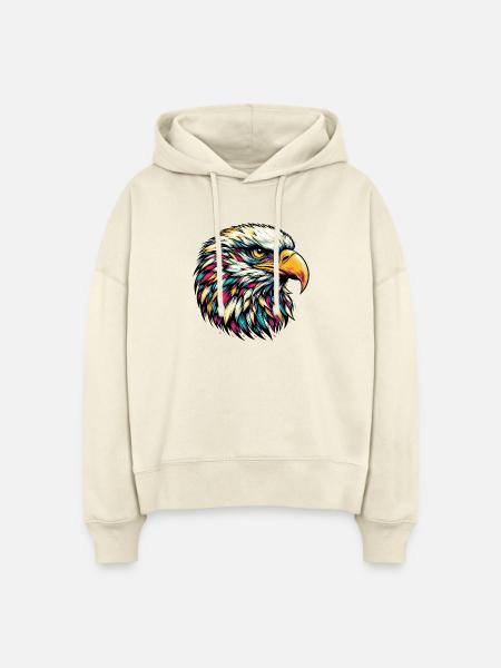 Adler - Stanley/Stella Boxy Frauen Bio Hoodie Nora - Natur