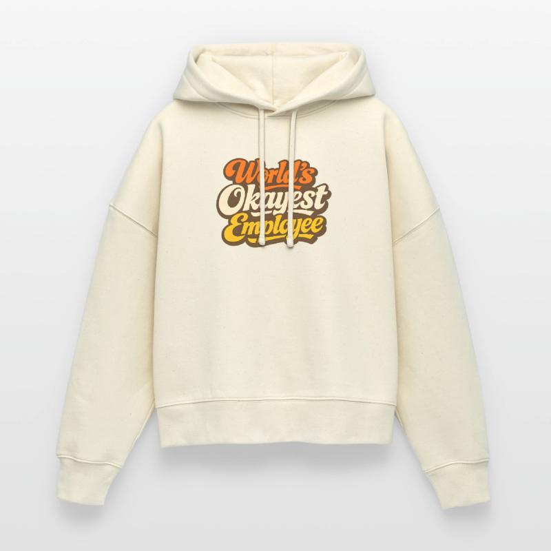 L’employé le plus correct du monde Sweat à capuche bio Nora coupe boxy Stanley/Stella Femme