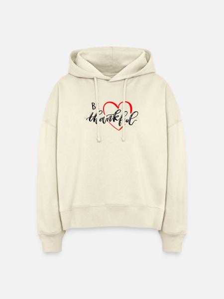 be thankful - Stanley/Stella Boxy Frauen Bio Hoodie Nora - Natur