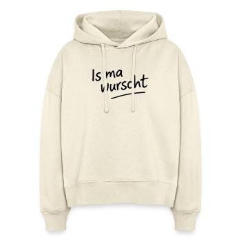 Is_ma_wurscht - Stanley/Stella Boxy Frauen Bio Hoodie Nora - Natur - Vorne