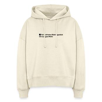 Farbenfrohe Kleidung - Stanley/Stella Boxy Frauen Bio Hoodie Nora - Natur - Vorne