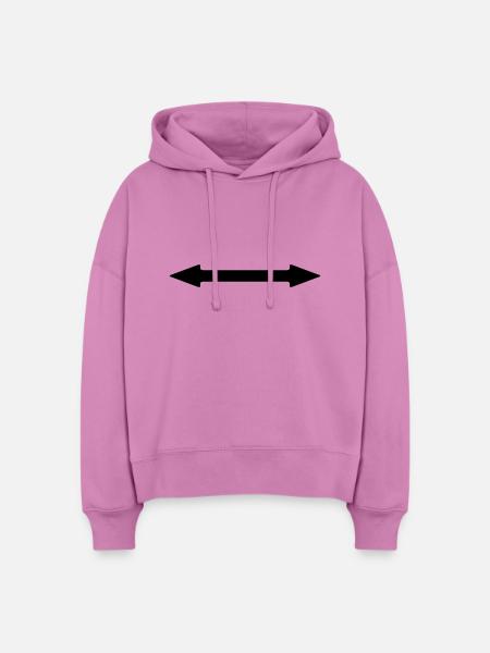 pfeile - Stanley/Stella Boxy Frauen Bio Hoodie Nora - Pink