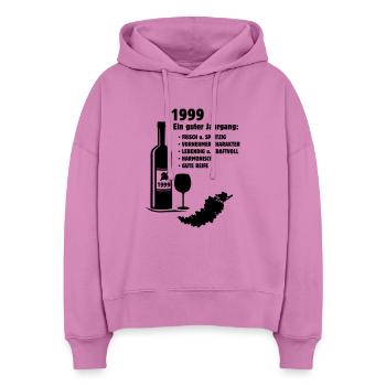 Geburtstag Jahrgang 1999 - Stanley/Stella Boxy Frauen Bio Hoodie Nora - Pink - Vorne