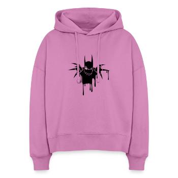 Devil by Won (ABC) - Stanley/Stella Boxy Women Organic Hoodie Nora - pink - Front