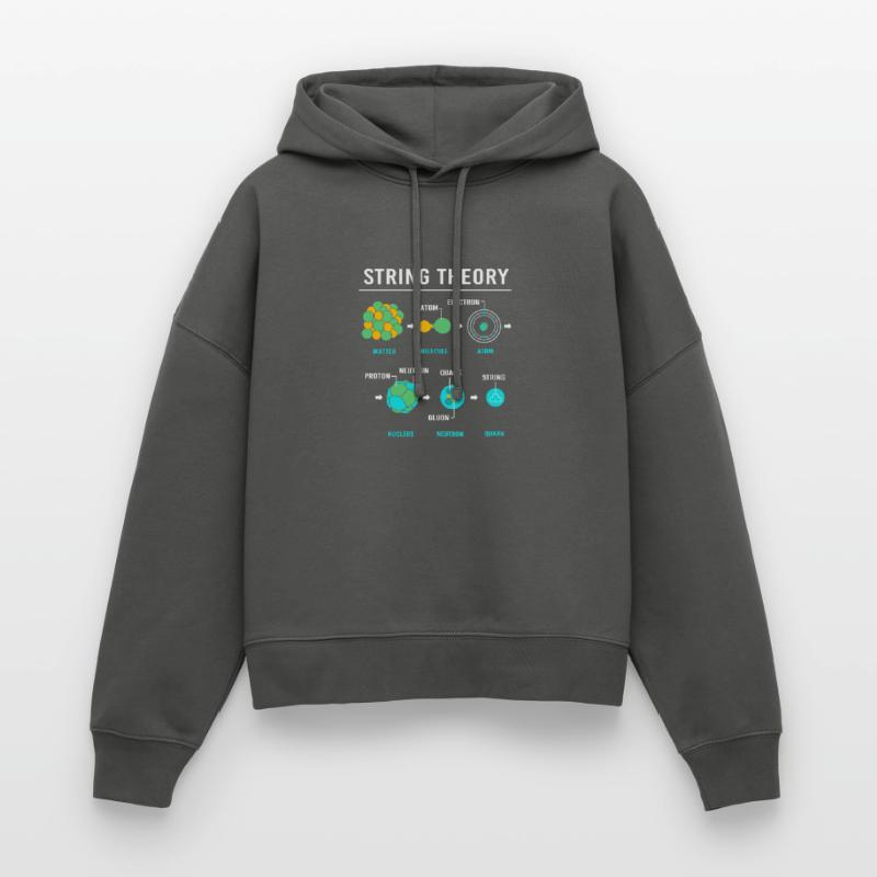 Quantenphysik Quanten Physik Quantensprung Stanley/Stella Boxy Frauen Bio Hoodie Nora