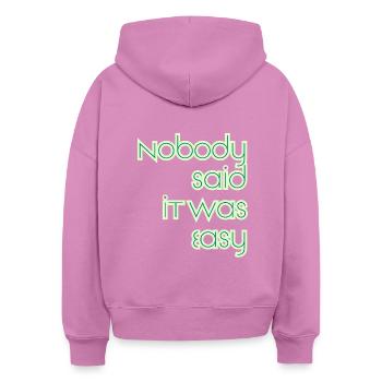 Gehe deinen Weg! - Stanley/Stella Boxy Frauen Bio Hoodie Nora - Pink - Hinten