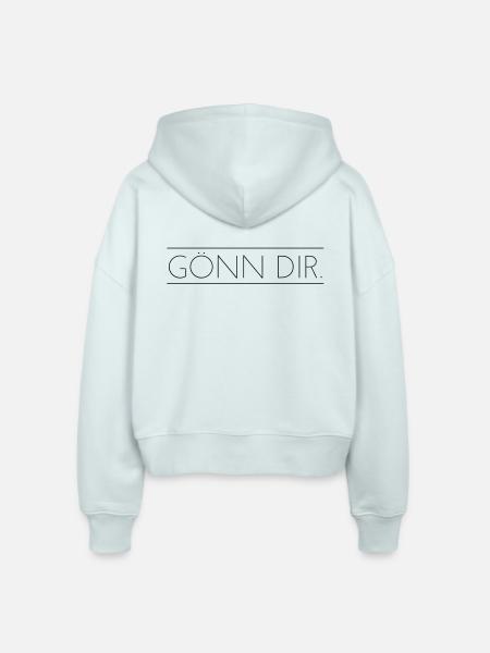 GÖNN DIR. - Stanley/Stella Boxy Frauen Bio Zip Hoodie Ida - Eisblau