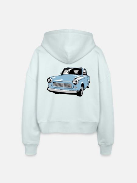 601 - Stanley/Stella Boxy Frauen Bio Zip Hoodie Ida - Eisblau