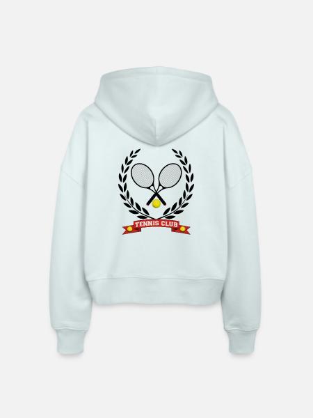 tennis - Stanley/Stella Boxy Frauen Bio Zip Hoodie Ida - Eisblau