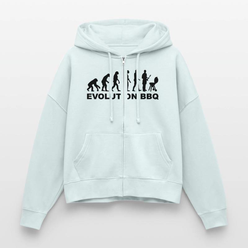 Evolution BBQ Stanley/Stella Boxy Women’s Organic Zip Hoodie Ida