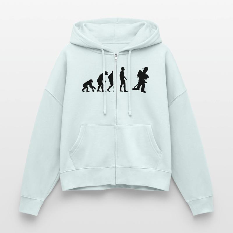 firefighter evolution Stanley/Stella Boxy Women’s Organic Zip Hoodie Ida
