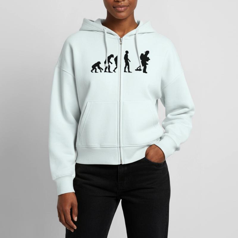 firefighter evolution Stanley/Stella Boxy Women’s Organic Zip Hoodie Ida
