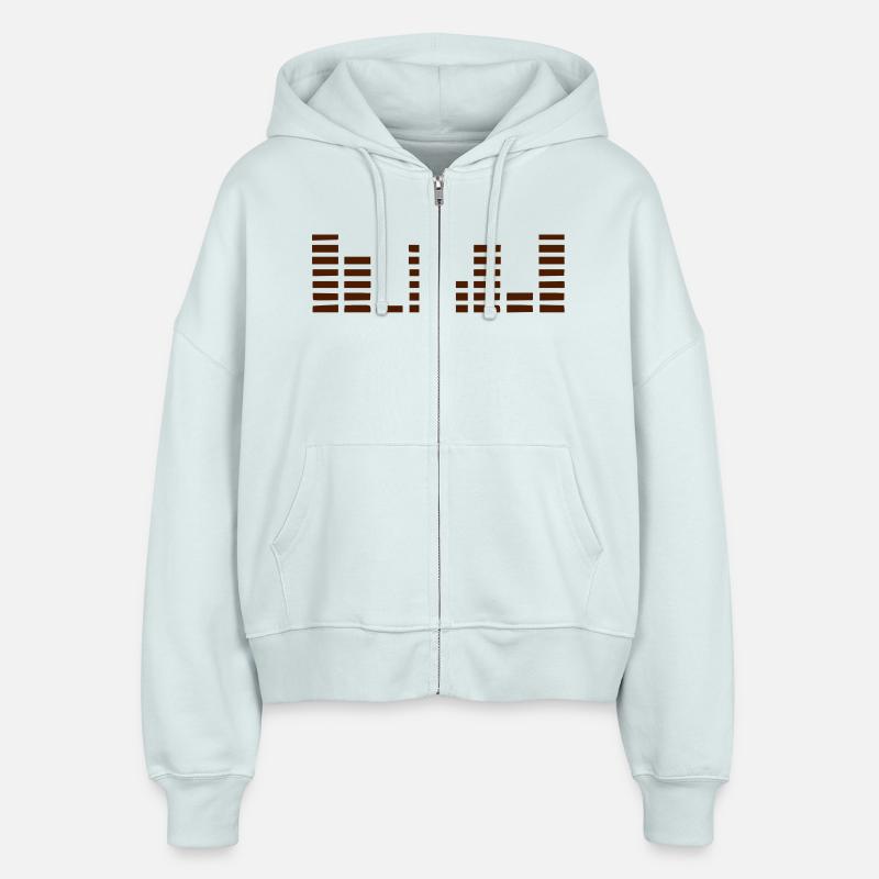 Equalizer - Veste à capuche bio Ida Stanley/Stella Femme - bleu glacier